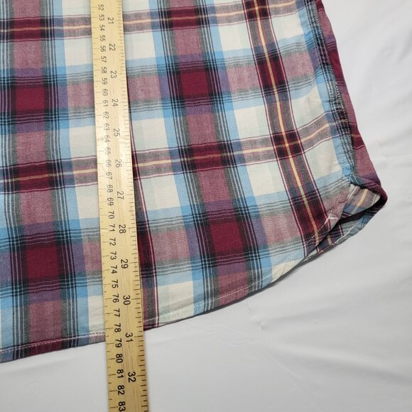 American Eagle Mens Shirt Button Up XXL Long Sleeve Plaid Seriously Soft - Picture 14 of 14